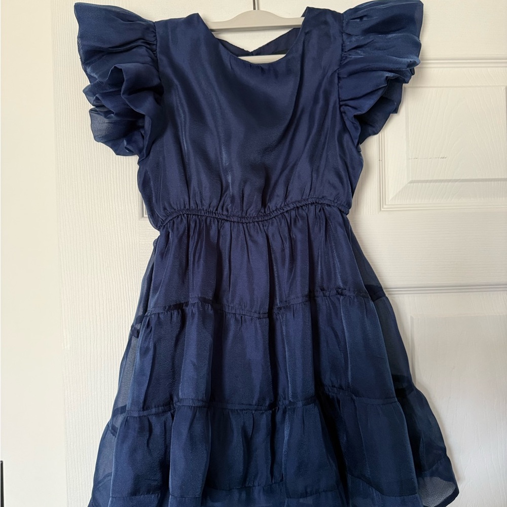 Bardot Midnight Blue Formal Kids Dress
